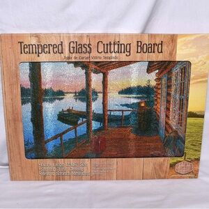 Tampered glass cutting board brand country side 1 pc